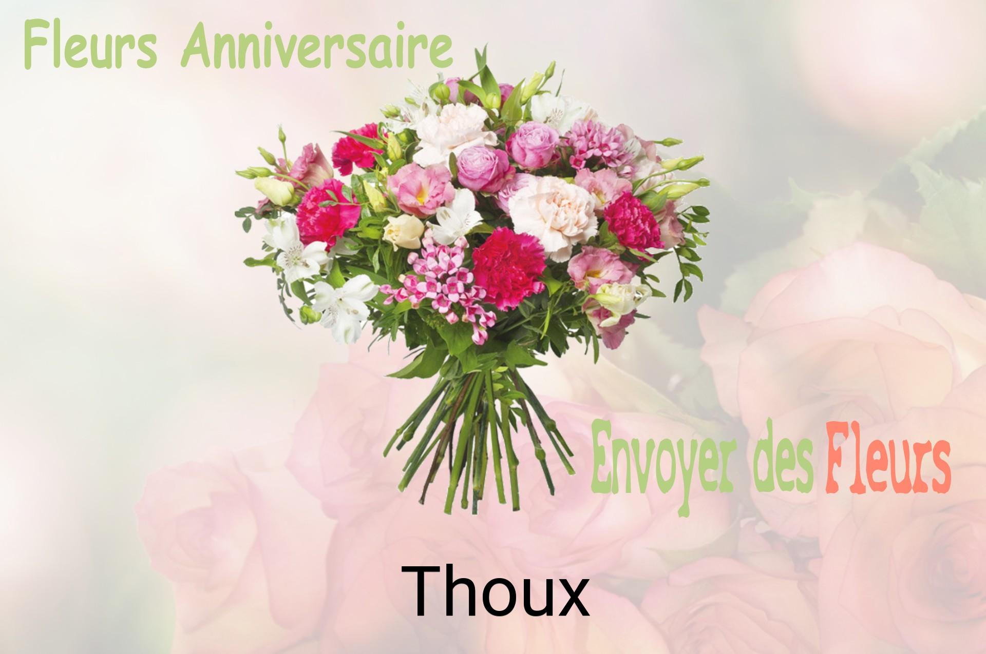 Bouquet de fleurs d’anniversaire livré à Thoux